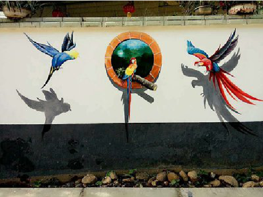 晋江视觉错位-3D墙绘设计