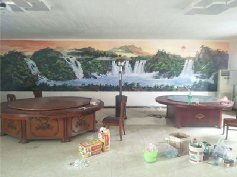 晋江墙绘-写实风景