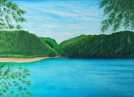 晋江在墙绘中，如何绘画绿水青山？