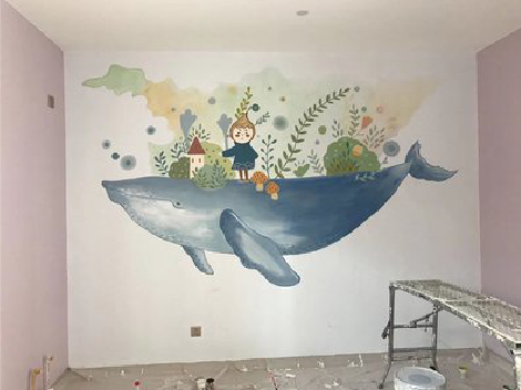 晋江手绘墙的特点及优势。